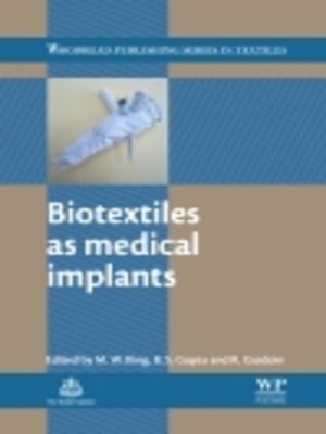 cover image of Biotextiles as Medical Implants